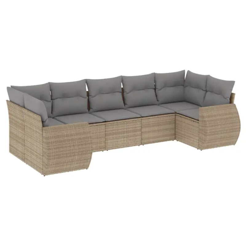 Lounge tuinset met waterdichte tas en gepoedercoat staal in beige - Tuinsets