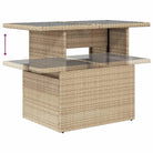 Lounge Tuinset met Waterdichte Tas in Beige en Gepoedercoat Staal - Tuinsets