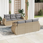Lounge Tuinset met Waterdichte Tas in Beige en Gepoedercoat Staal - Tuinsets