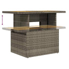 Lounge Tuinset met Waterdichte Zak in Grijs Materiaal en Gepoedercoat Staal - Grijs - Tuinsets