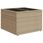 Lounge Tuinset van beige materiaal met gepoedercoat staal afmetingen - Tuinsets