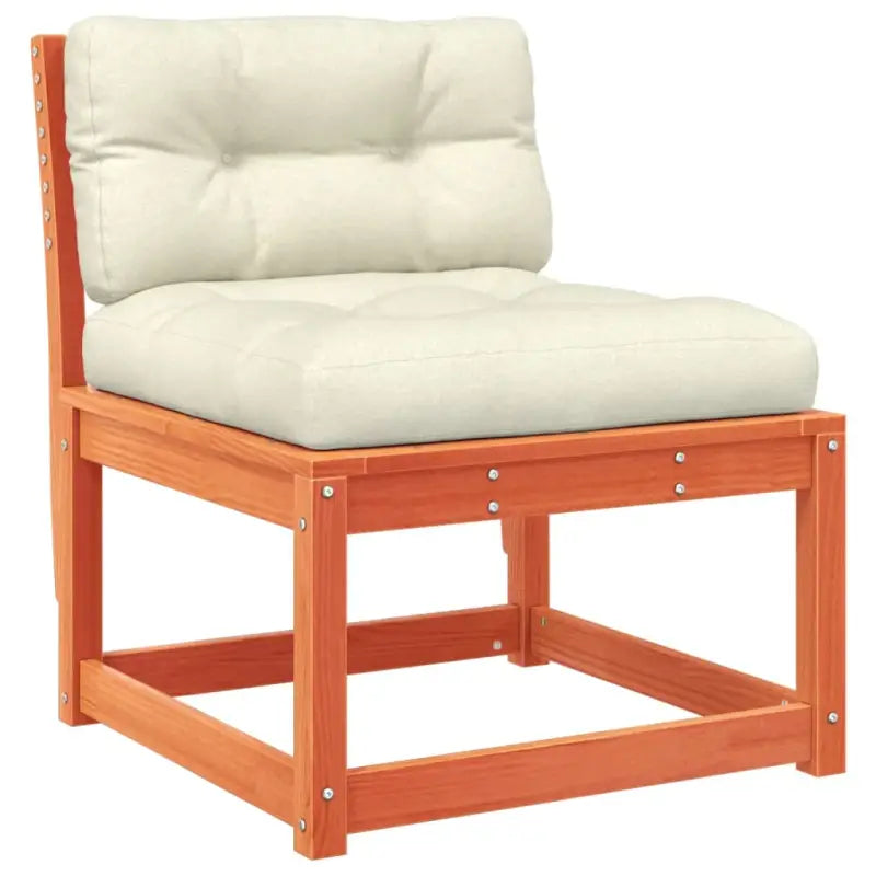 Lounge tuinset van massief grenenhout met wasbruin afmetingen - Tuinsets