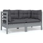 Lounge tuinset van massief grenenhout voor ontspanning en gezelligheid - Tuinsets
