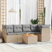 Lounge Tuinset van Poly Rattan en Gepoedercoat Staal voor Buitenplezier - Tuinsets