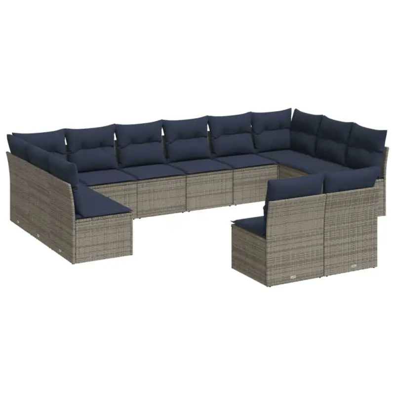 Lounge Tuinset van Poly Rattan met Waterdichte Tas en Gepoedercoat Staal - Tuinsets