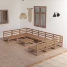 Lounge tuinset voor ontspanning en gezellige bijeenkomsten - Honingbruin / Nee - Tuinsets