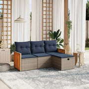 Lounge Tuinsets in Grijs met Gepoedercoat Staal en Afmetingen - Tuinsets