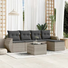 Lounge tuinsets van zwart materiaal en gepoedercoat staal met ideale afmetingen - Lichtgrijs en donkergrijs / Met tafel
