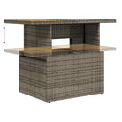 Lounge tuinstel in grijs materiaal met waterdichte tas en gepoedercoat staal - Tuinsets