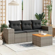 Lounge tuinstoel set met waterdichte tas en grijs gepoedercoat staal - Tuinsets
