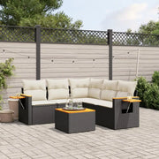 Lounge tuinstoel set met zwart materiaal en waterdichte tas - Tuinsets