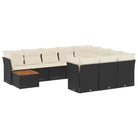 Lounge tuinstoelen van poly rattan en gepoedercoat staal - Tuinsets