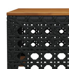 Loungebank in zwart materiaal met natuurlijke olieafwerking en ideale afmetingen - Tuinsets