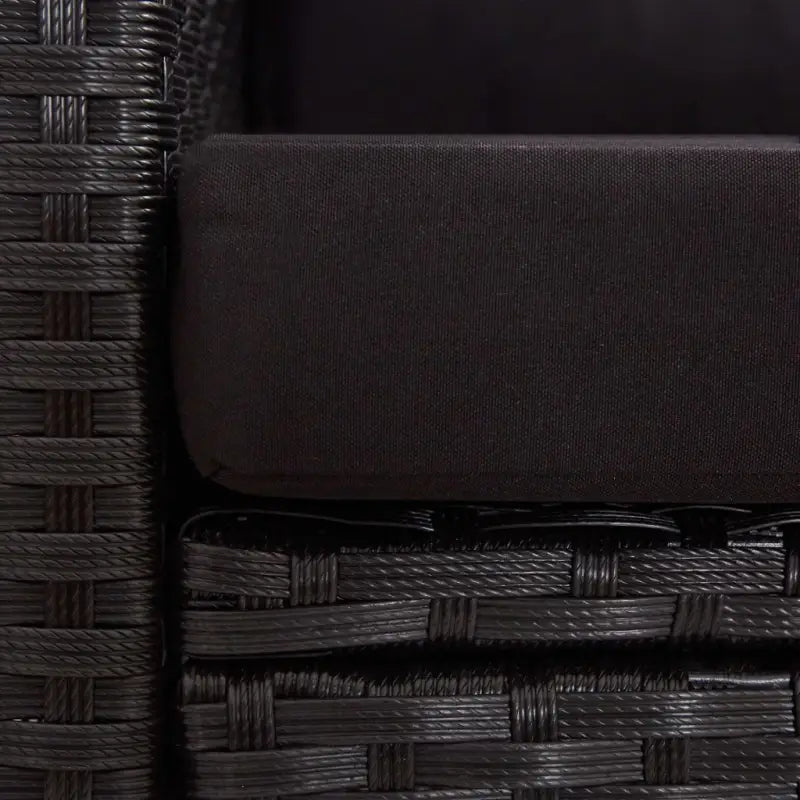 Loungebank met poly rattan voor gemakkelijk ontspannen buiten - Loungebanken