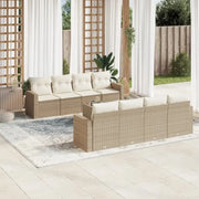 Loungebank Tuinset met beige materiaal en gepoedercoat staal afmetingen - Tuinsets