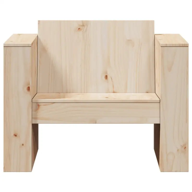 Loungebank van massief grenenhout voor tuin en terras - Loungebanken