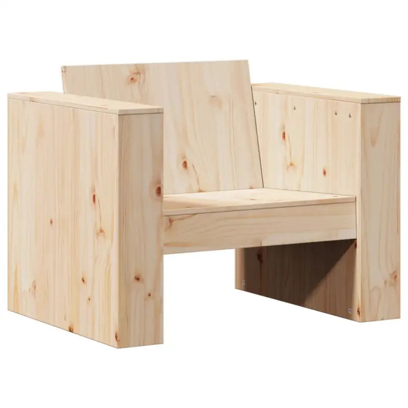 Loungebank van massief grenenhout voor tuin en terras - Loungebanken