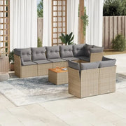 Loungebank van poly rattan met gepoedercoat staal en perfecte afmetingen - Tuinsets