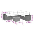 Loungebank voor tuin met zwart materiaal en gepoedercoat staal - Tuinsets
