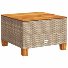 Loungebank voor tuin of terras met natuurlijke olieafwerking en beige materiaal - Tuinsets