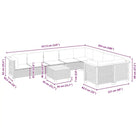 Loungebank voor tuin of terras met natuurlijke olieafwerking en beige materiaal - Tuinsets