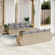 Loungebank voor tuin of terras met waterdichte tas en beige materiaal - Tuinsets
