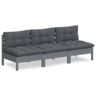 Loungebanken met massief grenenhout voor tuin en terras - Loungebanken