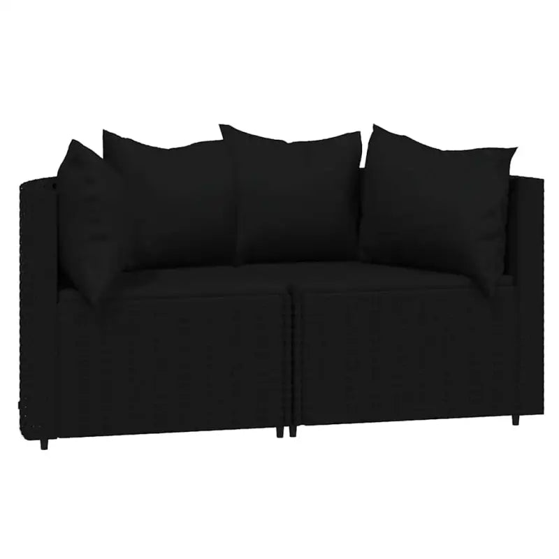 Loungebanken met poly rattan en eenvoudig schoon design - Loungebanken