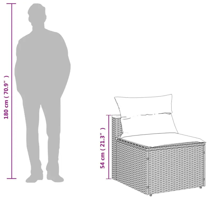 Loungebanken met poly rattan voor een comfortabele zitervaring - Loungebanken