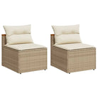 Loungebanken met poly rattan voor een comfortabele zitervaring - Loungebanken
