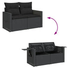 Loungebanken met poly rattan voor een comfortabele zitervaring buiten - Loungebanken
