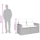 Loungebanken met poly rattan voor een comfortabele zitervaring buiten - Loungebanken