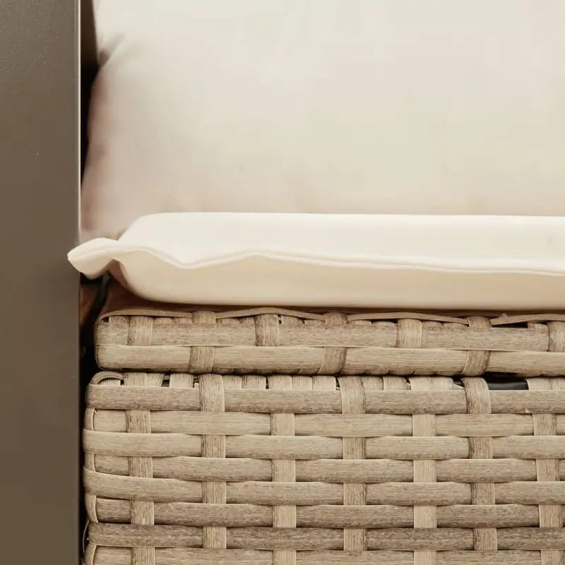 Loungebanken van poly rattan voor een comfortabele zitervaring met wasbare hoes - Loungebanken
