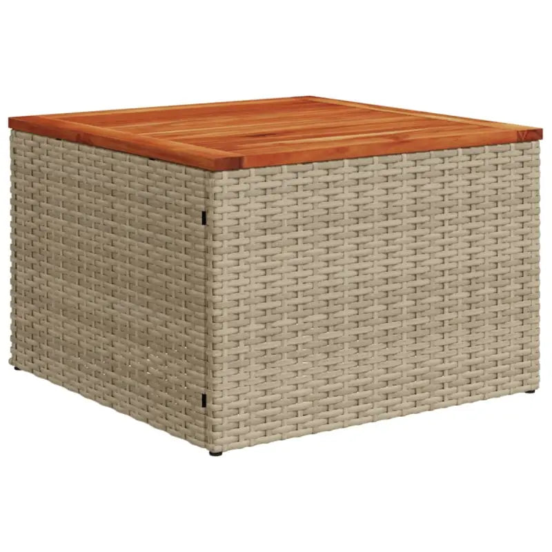Loungeset in gemengd beige materiaal voor ontspannen buitentijd - Tuinsets