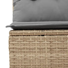 Loungeset in gemengd beige met waterdichte tas voor buitenplezier - Tuinsets