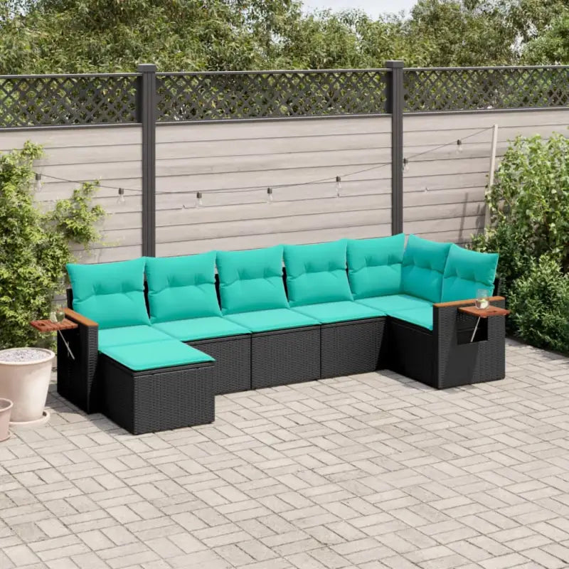 Loungeset in grijs materiaal met gepoedercoat staal afmetingen - Zwart / Zonder tafel - Tuinsets