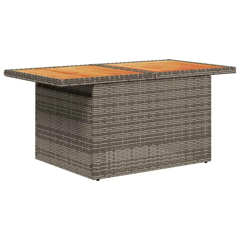 Loungeset in grijs materiaal met gepoedercoat staal en waterdichte tas - Grijs - Tuinsets