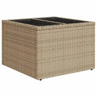 Loungeset met beige materiaal en gepoedercoat staal voor buitenplezier - Tuinsets