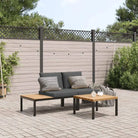 Loungeset met wasbare hoes en comfortabele zitervaring in gepoedercoat aluminium - Met tafel - Tuinsets