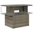 Loungeset met waterdichte tas en grijs materiaal voor buitenplezier - Grijs / met opbergruimte - Tuinsets