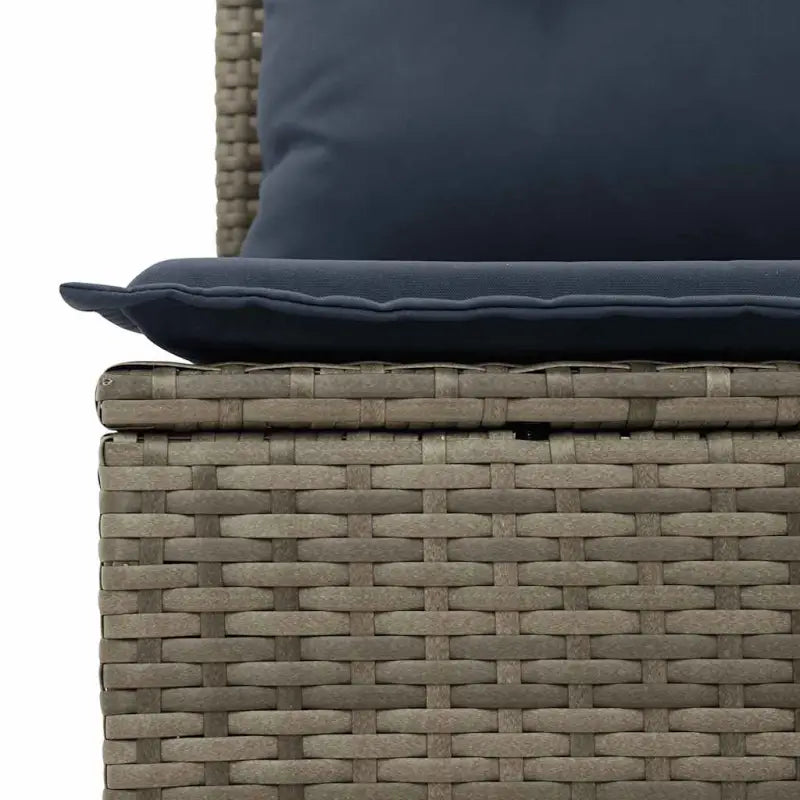 Loungeset met waterdichte zak en grijs materiaal van gepoedercoat staal - Tuinsets