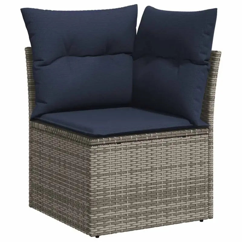Loungeset met waterdichte zak en grijs materiaal van gepoedercoat staal - Tuinsets