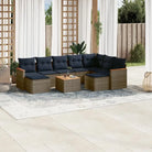 Loungeset voor tuin met grijs materiaal en waterdichte tas - Tuinsets