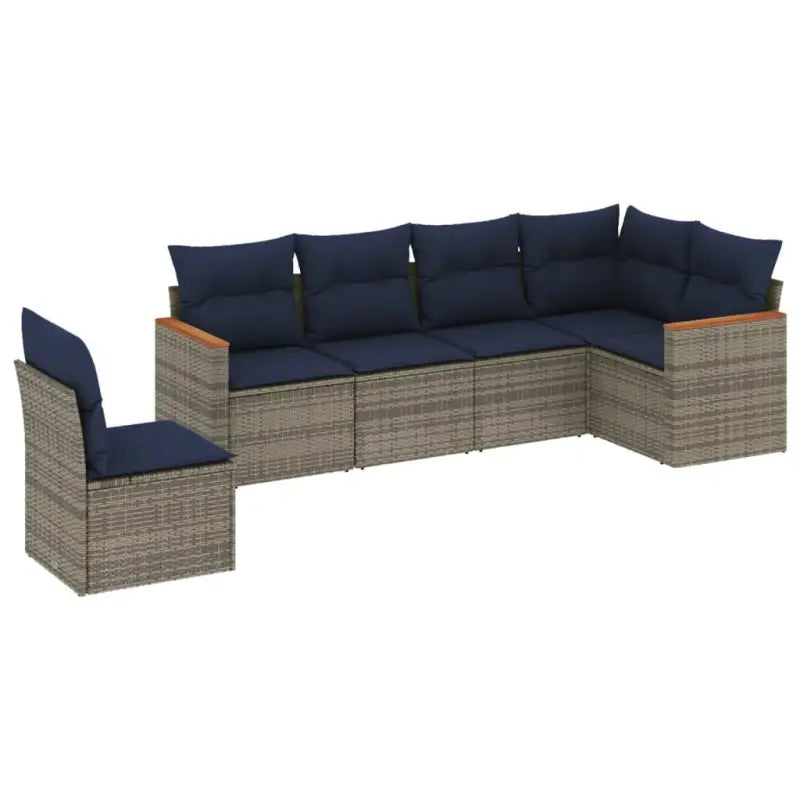 Loungeset voor tuin met waterdichte tas en grijs gepoedercoat staal - Tuinsets