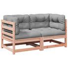 Loungetafelset van massief Douglas vurenhout voor tuin of terras - Tuinsets