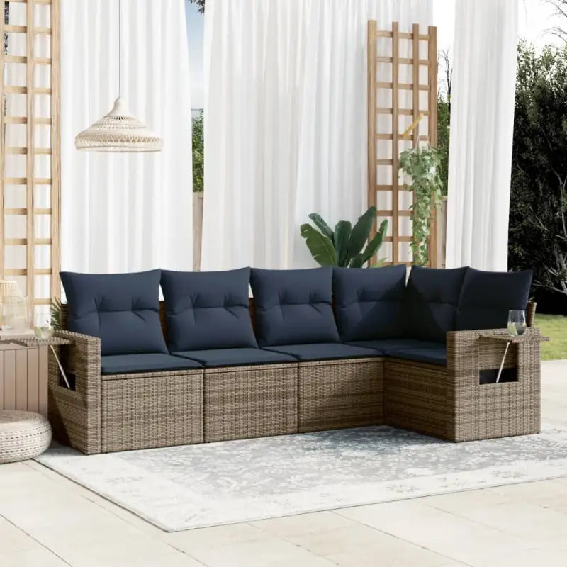 Loungetuinset van gepoedercoat staal met waterdichte tas en afmetingen - Tuinsets