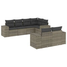 Loungetuinset van grijs gepoedercoat staal met comfortabele afmetingen - Tuinsets