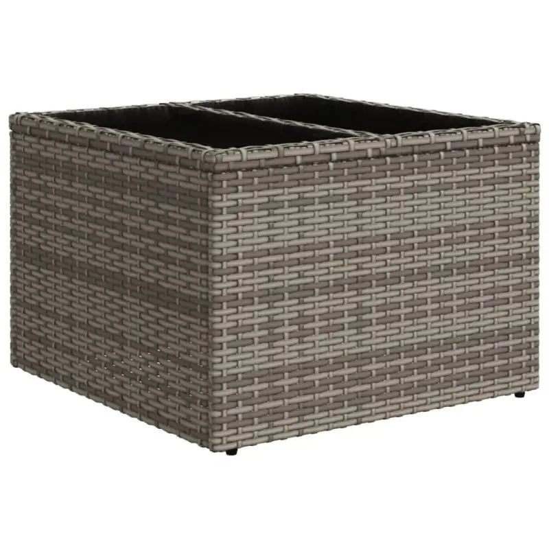 Loungetuinset van poly rattan met gepoedercoat staal voor gemakkelijk schoon genieten - Tuinsets