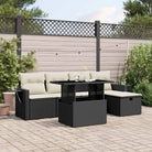 Loungetuinset van zwart materiaal met gepoedercoat staal afmetingen - Tuinsets