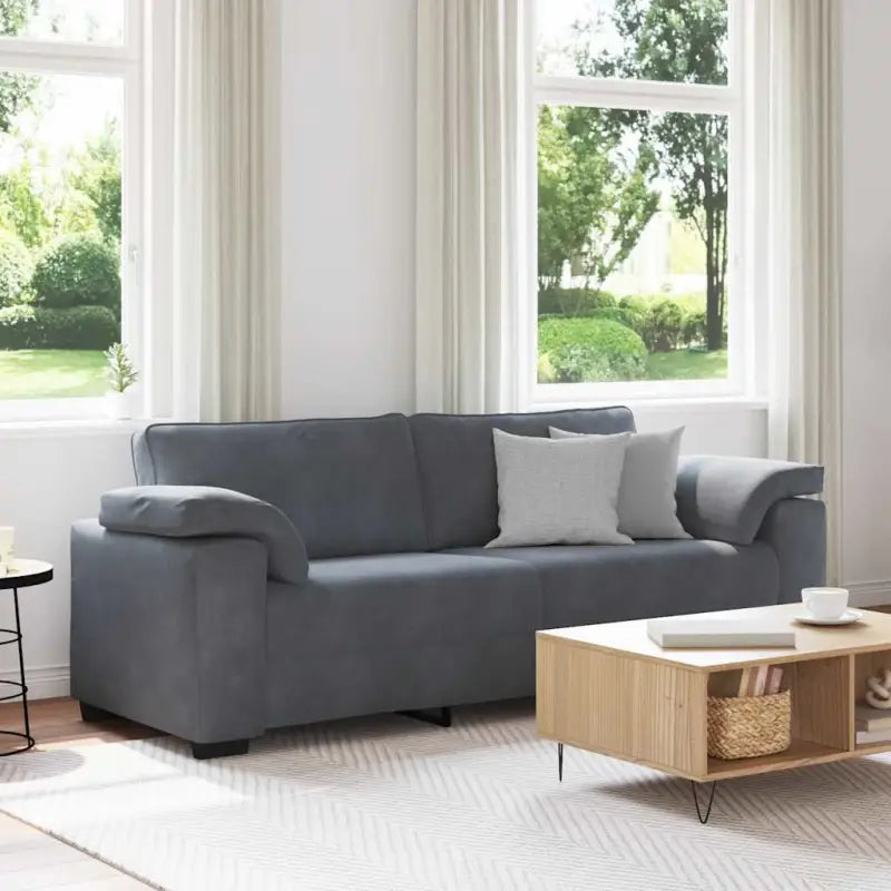 Loveseat bank voor een comfortabele zitervaring en stijlvolle ontspanning - Donkergrijs / 178 cm - Banken